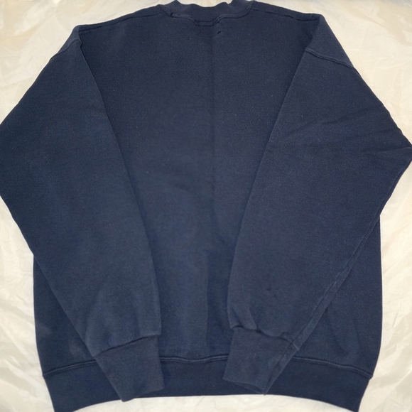 Vintage Classic Tommy (Girl) Hilfiger Dark Blue Crewneck Sweatshirt Size Large L - Picture 4 of 5